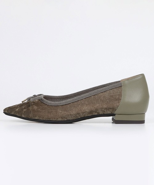 BARCLAY(バークレー)の「BARCLAY(バークレー)ポインテッドトゥメッシュバレエシューズ(パンプス・レディース・アイボリー・23cm/23.5cm/24cm/24.5cm/22cm/22.5cm)」の17枚目の写真