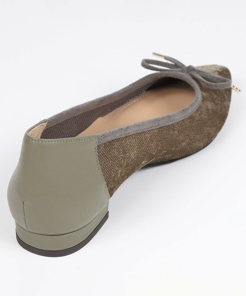 BARCLAY(バークレー)の「BARCLAY(バークレー)ポインテッドトゥメッシュバレエシューズ(パンプス・レディース・アイボリー・23cm/23.5cm/24cm/24.5cm/22cm/22.5cm)」の18枚目の写真