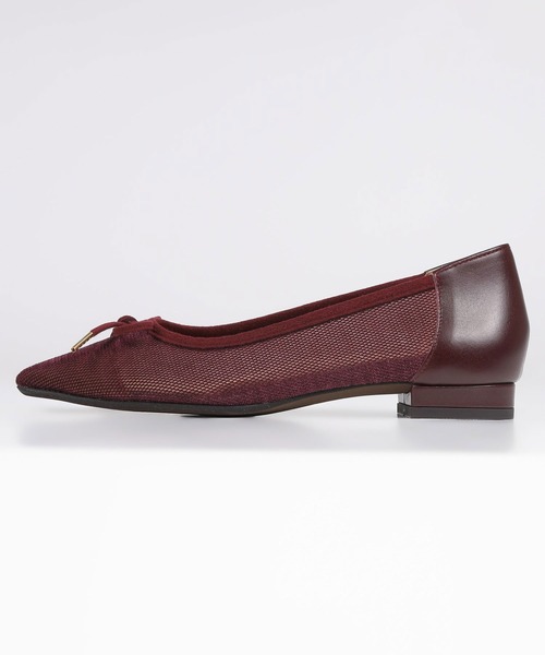 BARCLAY(バークレー)の「BARCLAY(バークレー)ポインテッドトゥメッシュバレエシューズ(パンプス・レディース・アイボリー・23cm/23.5cm/24cm/24.5cm/22cm/22.5cm)」の22枚目の写真