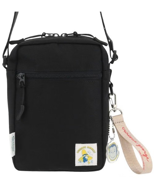 SAC'S BARJean（サックスバージーン）の「【Curious George/おさるのジョージ】縦型ショルダーバッグ（ショルダーバッグ・レディース・ブラック・FREE）」の4枚目の写真