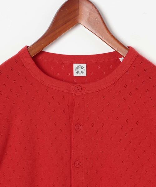 ORCIVAL(オーシバル)の「【ORCIVAL(オーシバル)】クル-ネックメッシュカーディガン(Tシャツ/カットソー・レディース・ブラック/レッド・FREE)」の5枚目の写真