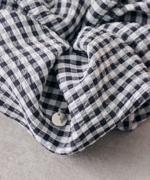 mystic（ミスティック）の「チャーム付きギンガムシュシュ（シュシュ・レディース・レッド/ブラック・ONE SIZE）」の6枚目の写真