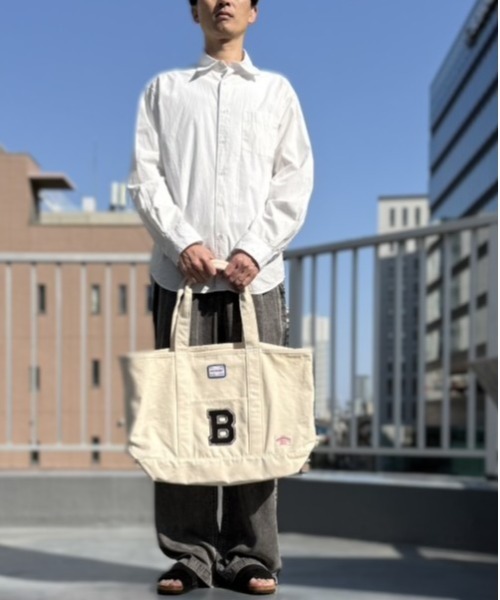 CrawLey edge(クローリーエッジ)の「【CrawLey edge/ クローリーエッジ】 Olympic cotton Regular Shirt/ オリンピック コットン レギュラー シャツ(シャツ/ブラウス・メンズ・ブルー/ホワイト・L/M)」の1枚目の写真