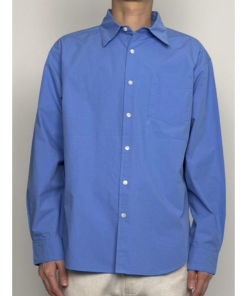 CrawLey edge(クローリーエッジ)の「【CrawLey edge/ クローリーエッジ】 Olympic cotton Regular Shirt/ オリンピック コットン レギュラー シャツ(シャツ/ブラウス・メンズ・ブルー/ホワイト・L/M)」の9枚目の写真