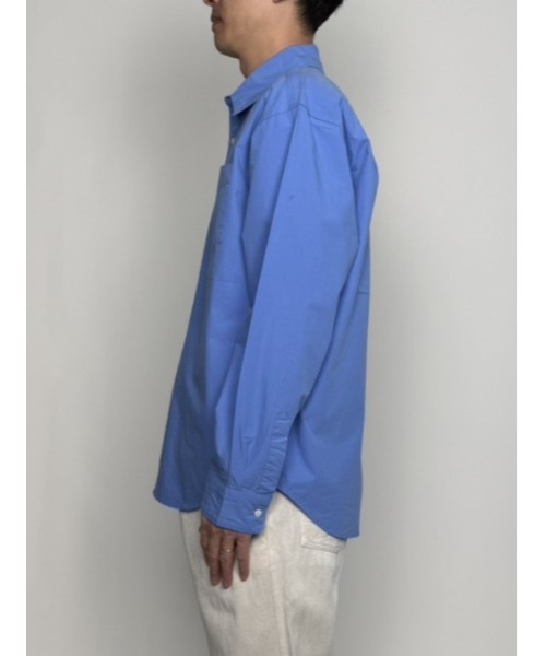 CrawLey edge(クローリーエッジ)の「【CrawLey edge/ クローリーエッジ】 Olympic cotton Regular Shirt/ オリンピック コットン レギュラー シャツ(シャツ/ブラウス・メンズ・ブルー/ホワイト・L/M)」の10枚目の写真