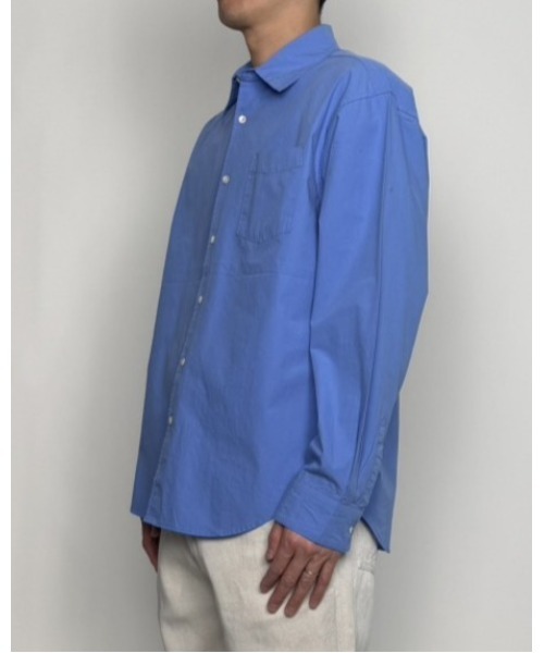 CrawLey edge(クローリーエッジ)の「【CrawLey edge/ クローリーエッジ】 Olympic cotton Regular Shirt/ オリンピック コットン レギュラー シャツ(シャツ/ブラウス・メンズ・ブルー/ホワイト・L/M)」の14枚目の写真