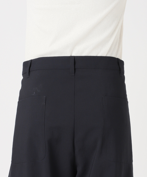 FRAMeWORK（フレームワーク）の「撥水強撚PEアジャストパンツ（スラックス・レディース・チャコールグレー/ネイビー・38/36/40）」の7枚目の写真