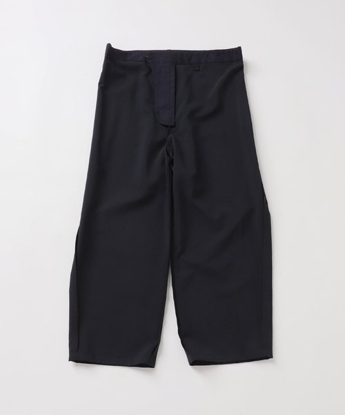 FRAMeWORK（フレームワーク）の「撥水強撚PEアジャストパンツ（スラックス・レディース・チャコールグレー/ネイビー・38/36/40）」の10枚目の写真