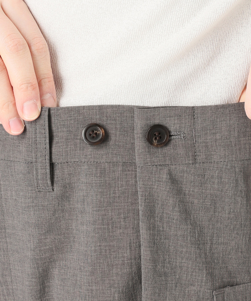 FRAMeWORK（フレームワーク）の「撥水強撚PEアジャストパンツ（スラックス・レディース・チャコールグレー/ネイビー・38/36/40）」の11枚目の写真