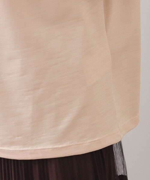 index(インデックス)の「タックビジュー7分袖トップス【洗濯機可】(Tシャツ/カットソー・レディース・ナチュラル/オフホワイト/ピンク・42/40/38/36)」の21枚目の写真