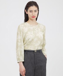 Paul Stuart（ポールスチュアート）の「【ウォッシャブル/接触冷感】シアーフラワープリント　ブラウス（シャツ/ブラウス）」