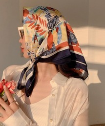 Ritzy（リッツィー）の「6色展開 レトロ柄スカーフ（バンダナ/スカーフ）」