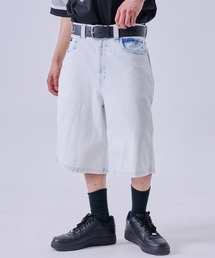 FUBU（ フブ）の「FUBU フブ ブランド Denim Buggy Shorts デニムバギーショーツ（デニムパンツ）」