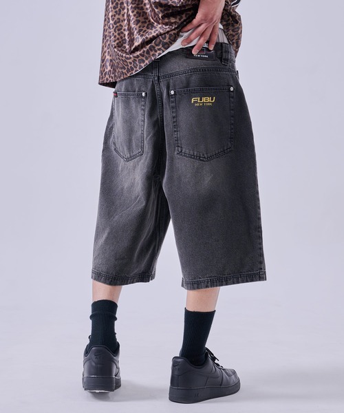 FUBU( フブ)の「FUBU フブ ブランド Denim Buggy Shorts/デニムバギーショーツ(デニムパンツ・メンズ・ライトブルー/ホワイト/ブラック・XXL/XL/L/M)」の18枚目の写真