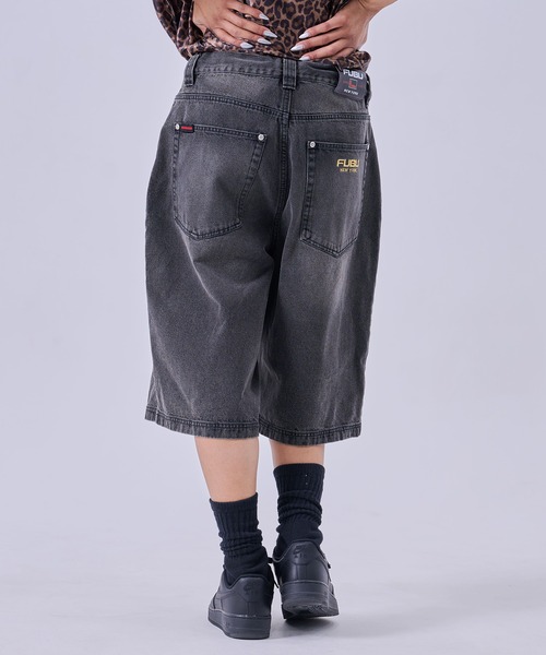 FUBU( フブ)の「FUBU フブ ブランド Denim Buggy Shorts/デニムバギーショーツ(デニムパンツ・メンズ・ライトブルー/ホワイト/ブラック・XXL/XL/L/M)」の22枚目の写真