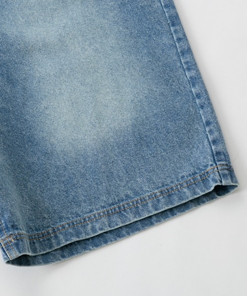 FUBU( フブ)の「FUBU フブ ブランド Denim Buggy Shorts/デニムバギーショーツ(デニムパンツ・メンズ・ライトブルー/ホワイト/ブラック・XXL/XL/L/M)」の4枚目の写真