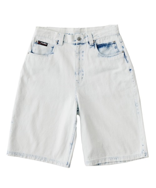 FUBU( フブ)の「FUBU フブ ブランド Denim Buggy Shorts/デニムバギーショーツ(デニムパンツ・メンズ・ライトブルー/ホワイト/ブラック・XXL/XL/L/M)」の6枚目の写真