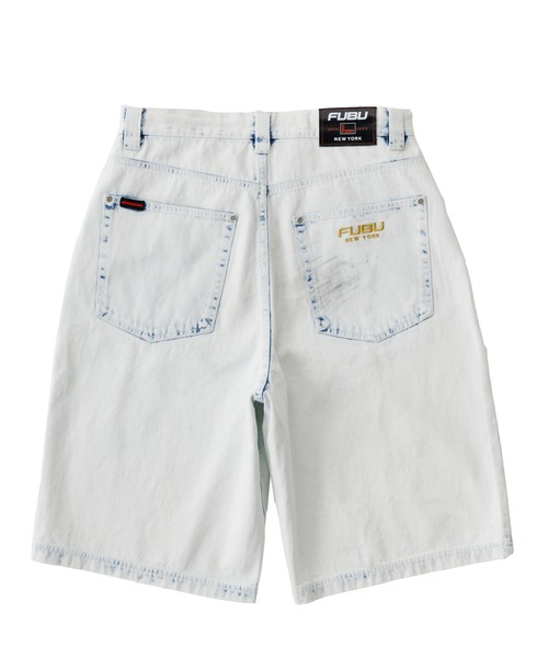 FUBU( フブ)の「FUBU フブ ブランド Denim Buggy Shorts/デニムバギーショーツ(デニムパンツ・メンズ・ライトブルー/ホワイト/ブラック・XXL/XL/L/M)」の7枚目の写真