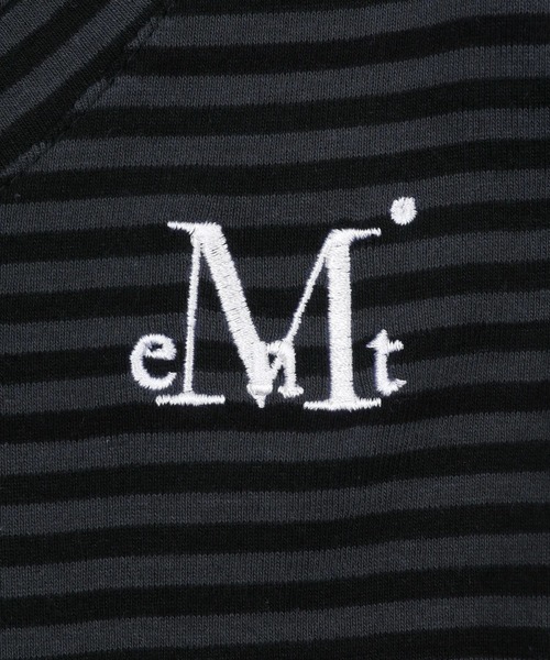 MUCENT（ムセント）の「MUCENT／EMMAボーダー Tシャツ（Tシャツ/カットソー・レディース・ブラック・FREE）」の11枚目の写真