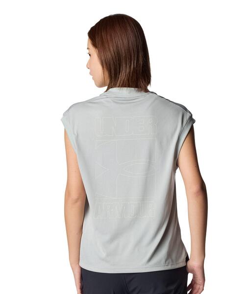 UNDER ARMOUR（アンダーアーマー）の「UAテック マッスル タンク（トレーニング/レディース）（タンクトップ・レディース・グレー系その他・M/L/S/XL）」の2枚目の写真