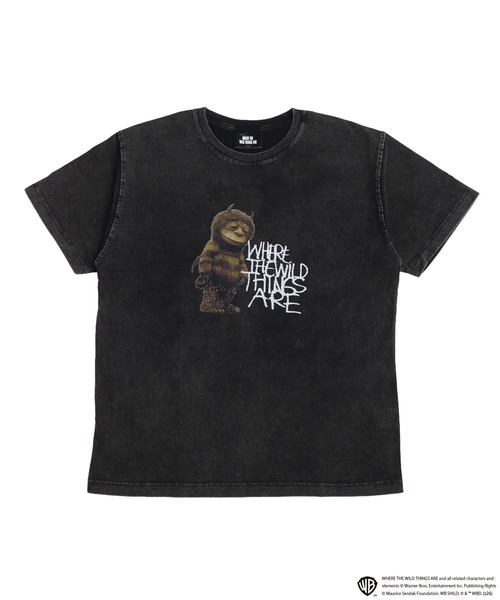 WESTSEA(ウエストシー)の「かいじゅうたちのいるところ / WHERE THE WILD THINGS ARE ヴィンテージライク ムービーグラフィック 半袖Tシャツ(Tシャツ/カットソー・メンズ・ホワイト/ブラック/ブラック系その他/ホワイト系その他・L/M)」の4枚目の写真