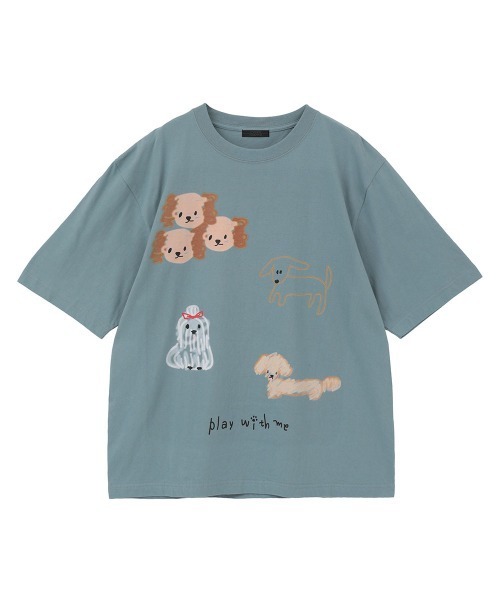 Candy Stripper(キャンディストリッパー)の「PLAY WITH ME Tシャツ(Tシャツ/カットソー・レディース・ブラック/オフホワイト/ブルー系その他2・FREE)」の18枚目の写真