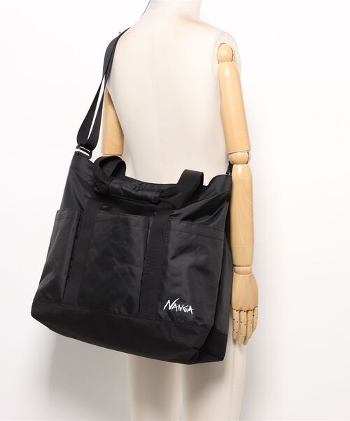 NANGA(ナンガ)の「NANGA ECOPAK UR TOTE BAG(トートバッグ・メンズ・ブラック・FREE)」の3枚目の写真