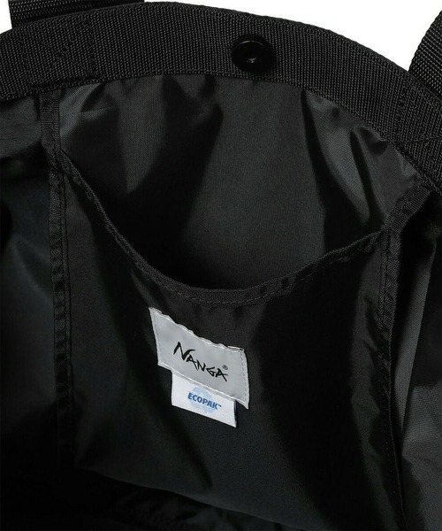 NANGA(ナンガ)の「NANGA ECOPAK UR TOTE BAG(トートバッグ・メンズ・ブラック・FREE)」の12枚目の写真