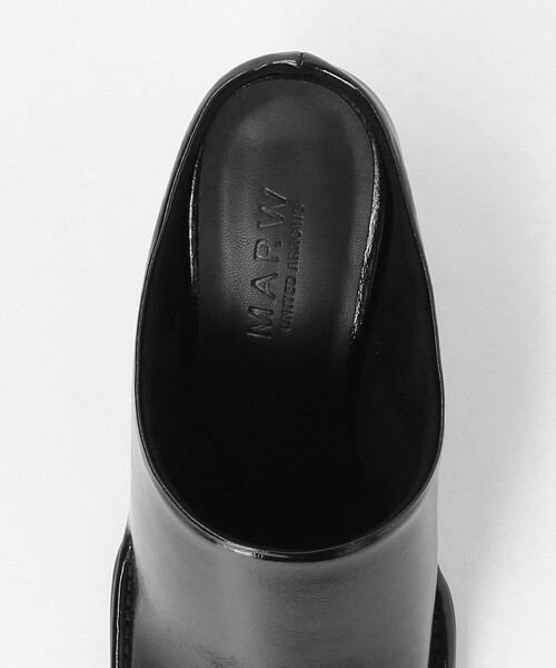 MARW UNITED ARROWS(マルゥ ユナイテッドアローズ)の「<MARW UNITED ARROWS+ODETTE E ODILE>スクエア ウェッジ ミュール(その他シューズ・レディース・ブラック・23.5cm/22.5cm/24.5cm/23cm/25cm/22cm/24cm)」の10枚目の写真