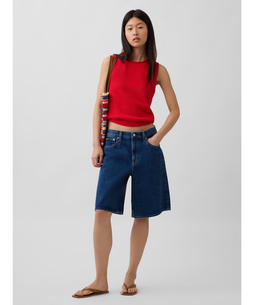 GAP(ギャップ)の「コットン100% ニットベスト(ベスト・レディース・レッド/マルチ/オフホワイト・M/L/XL/XS/S/XXS)」の5枚目の写真