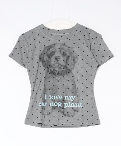AsRiRe(アスリレイ)の「26ss ドッグプリントトップス(Tシャツ/カットソー・レディース・ダークグレー/ホワイト・M)」の7枚目の写真