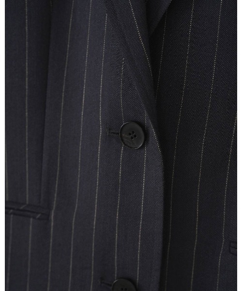 anuke(アンヌーク)の「Over Linen Jacket 62610104(テーラードジャケット・レディース・ネイビー/ブラウン・38/36)」の21枚目の写真