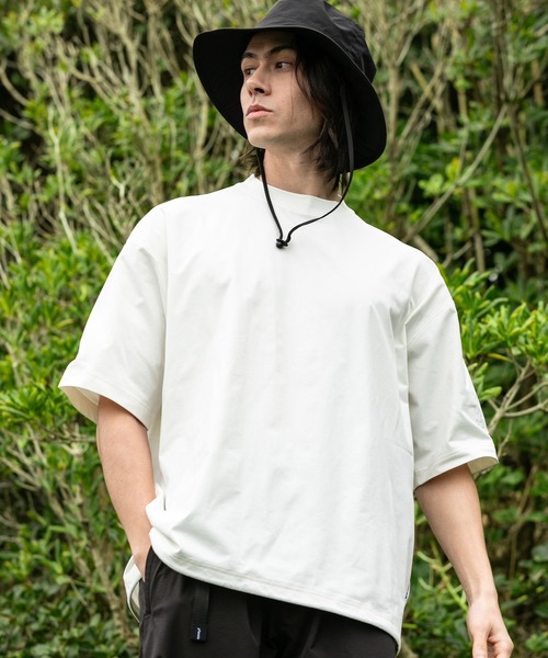 phenix outdoor(フェニックスアウトドア)の「phenix outdoor(フェニックスアウトドア) PHENIX WIDE T-SHIRTS / フェニックス ワイドTシャツ(Tシャツ/カットソー・メンズ・クリアブルー/オフホワイト/ブラック/ネイビー/ライトグリーン・S/XS/XL/L/M)」の2枚目の写真