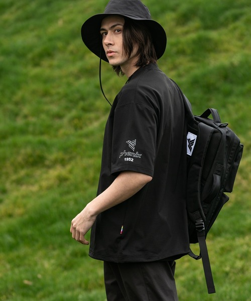 phenix outdoor(フェニックスアウトドア)の「phenix outdoor(フェニックスアウトドア) PHENIX WIDE T-SHIRTS / フェニックス ワイドTシャツ(Tシャツ/カットソー・メンズ・クリアブルー/オフホワイト/ブラック/ネイビー/ライトグリーン・S/XS/XL/L/M)」の19枚目の写真