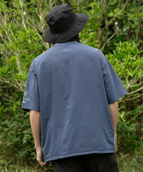phenix outdoor(フェニックスアウトドア)の「phenix outdoor(フェニックスアウトドア) PHENIX WIDE T-SHIRTS / フェニックス ワイドTシャツ(Tシャツ/カットソー・メンズ・クリアブルー/オフホワイト/ブラック/ネイビー/ライトグリーン・S/XS/XL/L/M)」の13枚目の写真