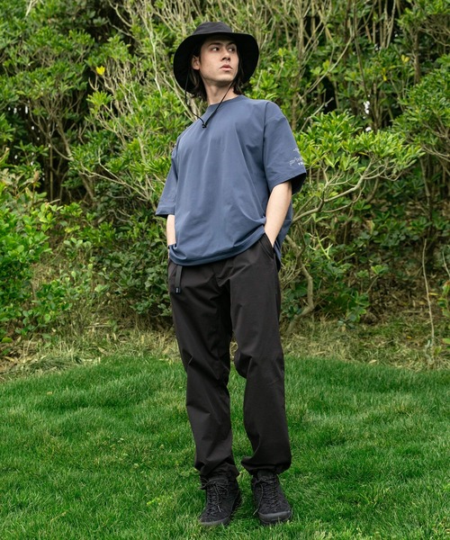 phenix outdoor(フェニックスアウトドア)の「phenix outdoor(フェニックスアウトドア) PHENIX WIDE T-SHIRTS / フェニックス ワイドTシャツ(Tシャツ/カットソー・メンズ・クリアブルー/オフホワイト/ブラック/ネイビー/ライトグリーン・S/XS/XL/L/M)」の12枚目の写真