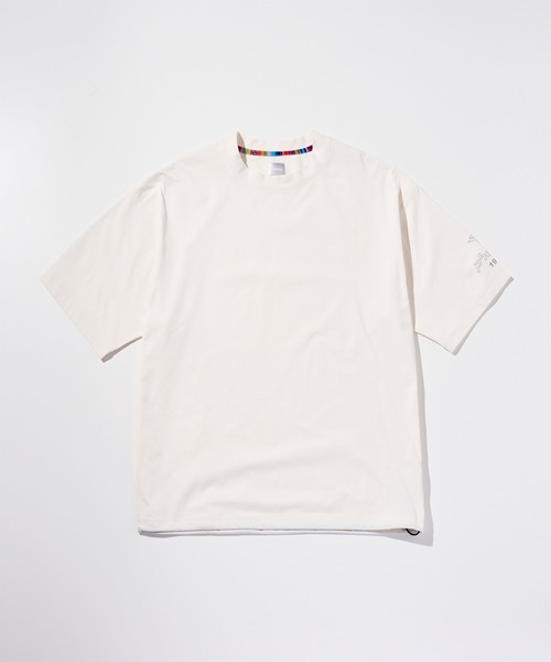 phenix outdoor(フェニックスアウトドア)の「phenix outdoor(フェニックスアウトドア) PHENIX WIDE T-SHIRTS / フェニックス ワイドTシャツ(Tシャツ/カットソー・メンズ・クリアブルー/オフホワイト/ブラック/ネイビー/ライトグリーン・S/XS/XL/L/M)」の10枚目の写真