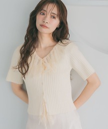 mysty woman 半袖　パイル生地 mysty woman｜ミスティ ウーマンのトップス（半袖）通販 - ZOZOTOWN