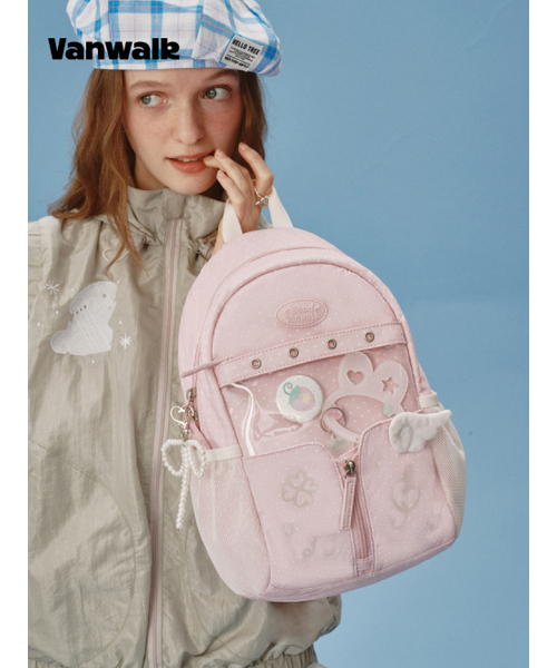 VANWALK（バンウォーク）の「Prime Backpack [Pink]（バックパック/リュック・レディース・ライトピンク・FREE）」の2枚目の写真