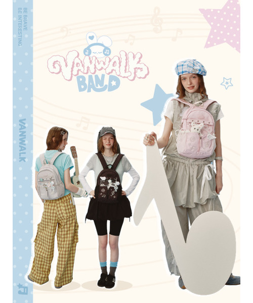 VANWALK（バンウォーク）の「Prime Backpack [Pink]（バックパック/リュック・レディース・ライトピンク・FREE）」の3枚目の写真