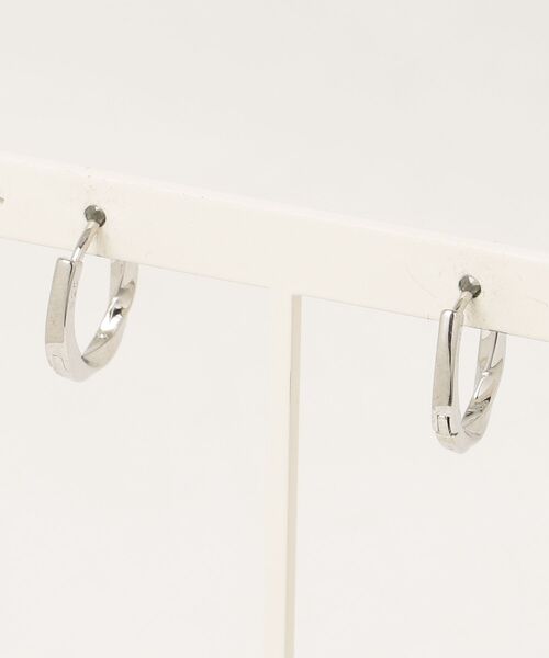 tunee（チュニー）の「【WARAIJOGO】EK140/ツイストフープリングピアス/両耳用(NEZ)（ピアス（両耳用）・メンズ・シルバー・FREE）」の3枚目の写真