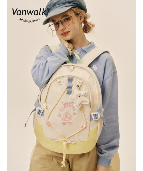 VANWALK（バンウォーク）の「トライアングルバックパック [イエロー]（バックパック/リュック・レディース・その他・FREE）」の4枚目の写真