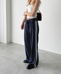 CANAL JEAN | El mar ローライズラインパンツ(スウェットパンツ)