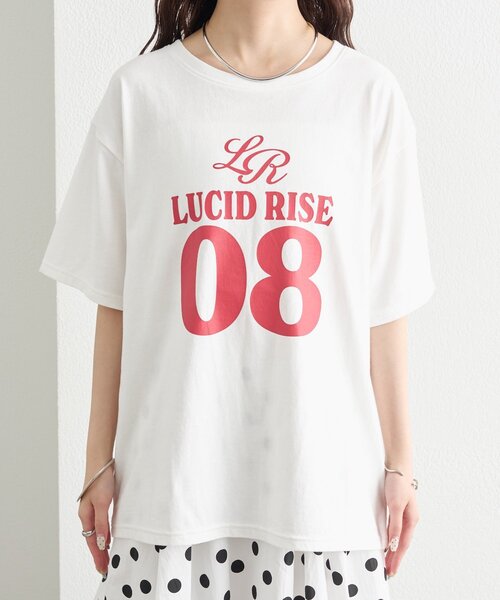 mystic(ミスティック)の「BIGロックT(Tシャツ/カットソー・レディース・チャコールグレー/オフホワイト/ピンク・FREE)」の21枚目の写真
