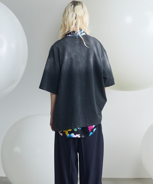 MAISON SPECIAL（メゾンスペシャル）の「《UNISEX》【MOVIE SERIES】「SESAME STREET」- Got Cookie - Prime-Over Crew Neck Short Sleeve T-Shirt/「セサミストリート」-ゴットクッキー-プライムオーバークルーネックショートスリーブTシャツ【MAISON SPECIAL/メゾンスペシャル】（Tシャツ/カットソー・メンズ・ネイビー/ブラック・0/1/2）」の6枚目の写真