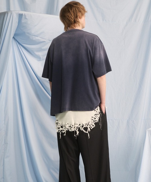 MAISON SPECIAL（メゾンスペシャル）の「《UNISEX》【MOVIE SERIES】「SESAME STREET」- Got Cookie - Prime-Over Crew Neck Short Sleeve T-Shirt/「セサミストリート」-ゴットクッキー-プライムオーバークルーネックショートスリーブTシャツ【MAISON SPECIAL/メゾンスペシャル】（Tシャツ/カットソー・メンズ・ネイビー/ブラック・0/1/2）」の15枚目の写真