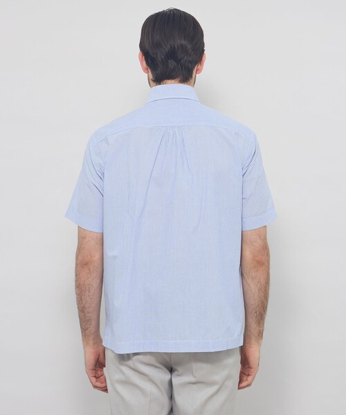MACKINTOSH LONDON(マッキントッシュ ロンドン)の「【WEB・一部店舗限定】シアサッカー半袖釦ダウンシャツ(シャツ/ブラウス・メンズ・ネイビー/グレー/ブルー系その他4/パープル系その他4・L/M/XL)」の11枚目の写真