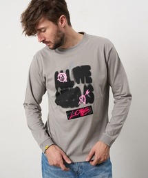 mlt5684- 5.6ozコットン天竺 ALLWENEEDISシークインLS Tシャツ(624-02898)