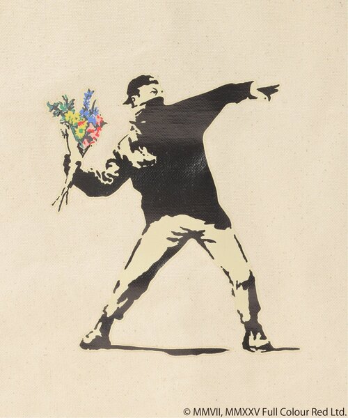 VENCEEXCHANGE(ヴァンスエクスチェンジ)の「Banksy バンクシー ボックストートバッグ(ショルダーバッグ・メンズ・アイボリー/その他1/その他2・フリー)」の22枚目の写真