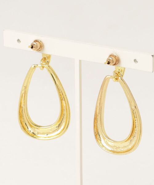 tunee(チュニー)の「レディース ゴールド ドロップ ピアス(BDS)(ピアス(両耳用)・レディース・ゴールド・FREE)」の2枚目の写真